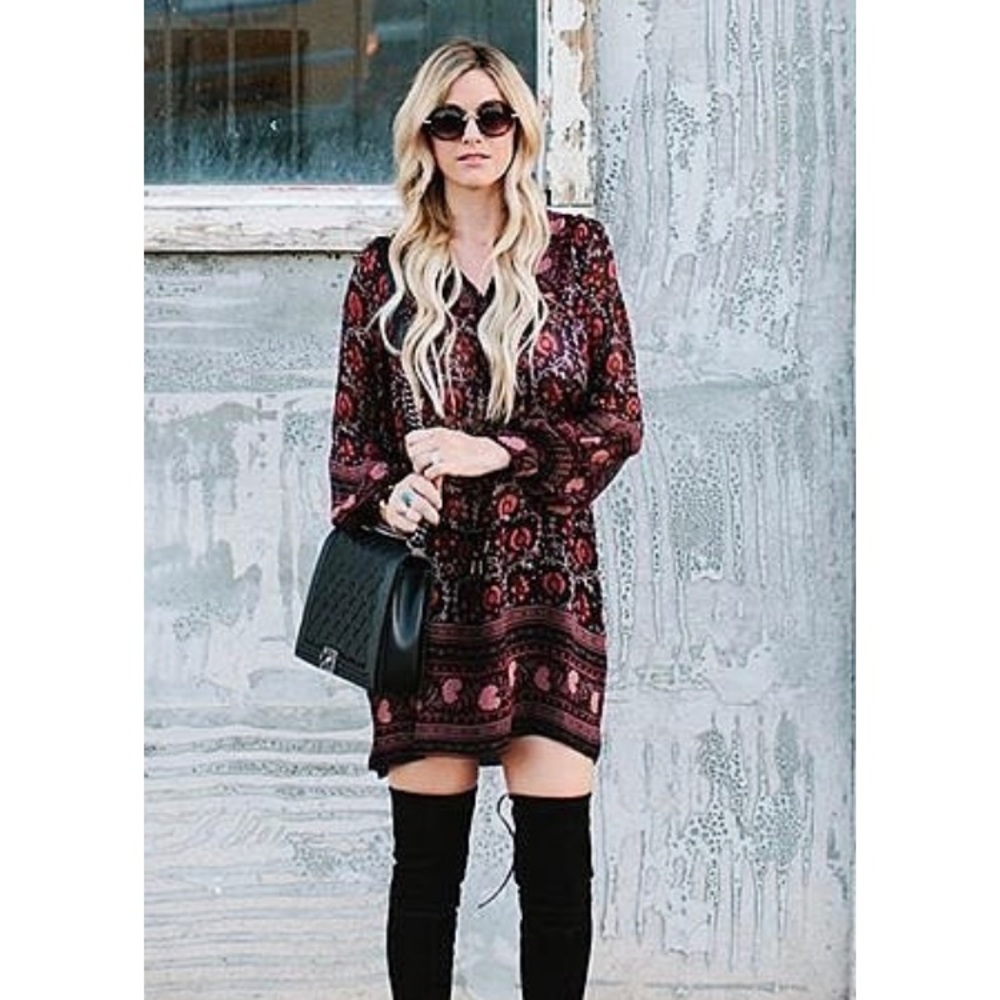 Paisley Mini Dress